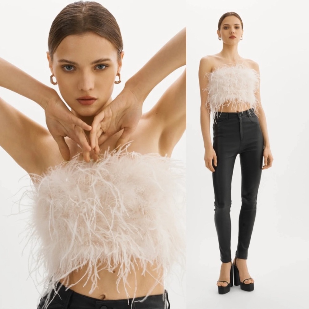 Lamarque Zaina Feather Bustier